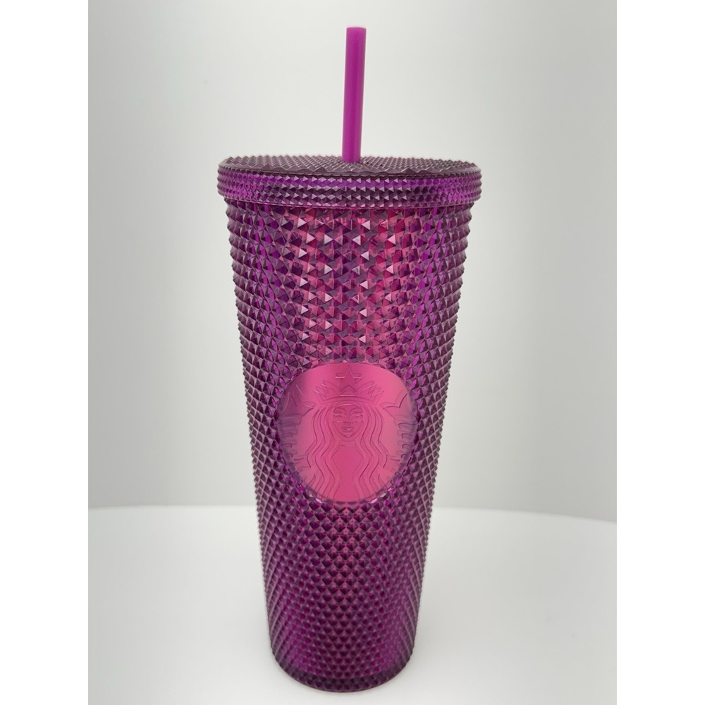 Starbucks 2022 Fall "Berry Purple Studded" Venti Tumbler 24oz Rare Limited New